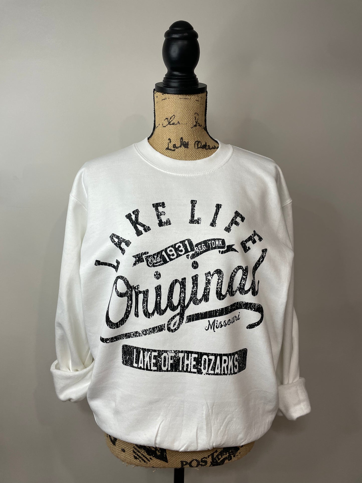 Lake of the Ozarks Lake Life Crewneck Sweatshirt