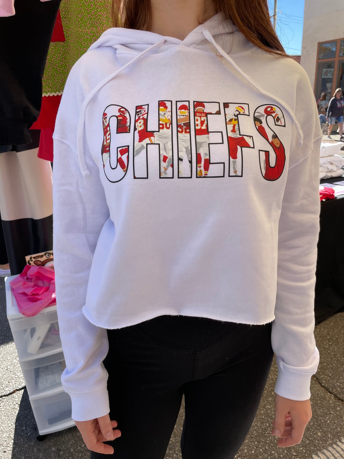 Chiefs Crop Top Hoodies